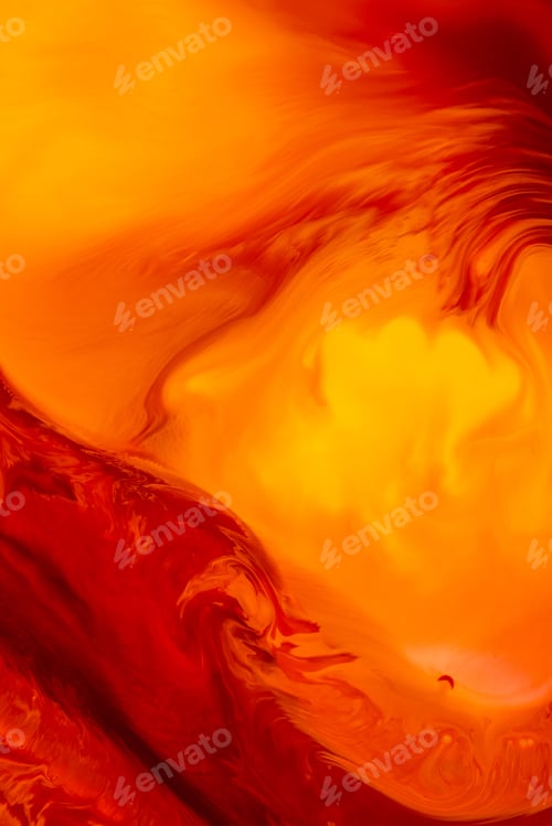 Vista previa: Abstract flow of liquid paints in mix