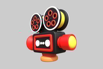 Preview: Cartoon camera retro cinema