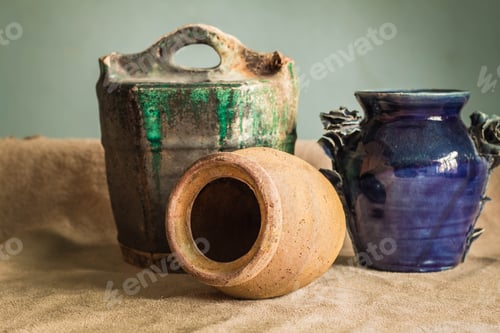 Preview: Jars and pottery