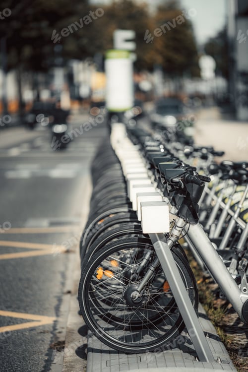Preview: Urban bike-sharing station parking