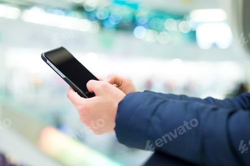 Preview: Woman use of mobile phone