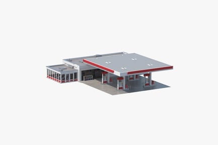 Preview: Modern Automotive Fuel Station