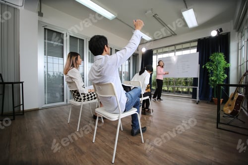 Preview: student learning a music song of classic musical class at home studio or school, playing instrument