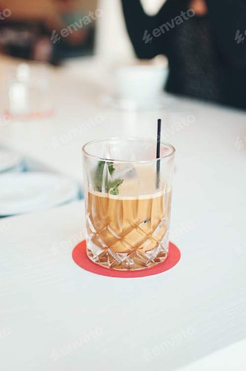 Visualização: coquetel de café