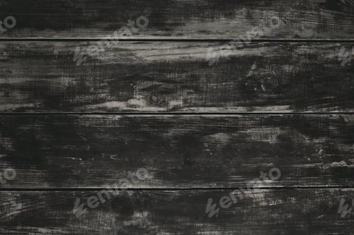 Preview: top view of old vintage brushed black wooden table