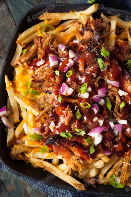 Preview: Homemade BBQ Pulled Pork French Fries