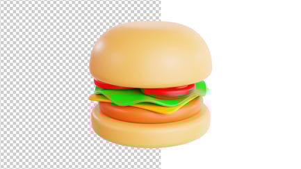 Preview: 3D Burger Fast Food Classic