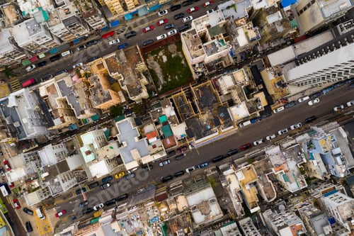 Preview: Top down view of Hong Kong city