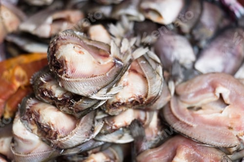 Preview: Dried Fish At The Traditional Market In Bangkok, Thailand
