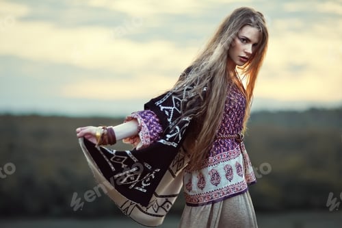 Preview: Beautiful hippie girl