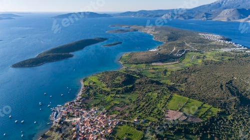 Preview: Ildiri Village harbour view in Cesme Town. Ildiri Village is populer tourist destination in Turkey.