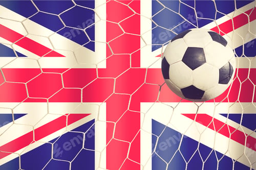 Preview: Uk Soccer Ball Vintage Color