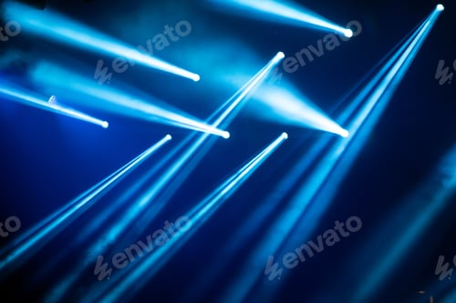 Preview: Magic colorful stage lights