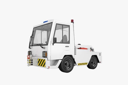 Preview: Airport Tow Tractor: Utility Baggage Handling Vehicle