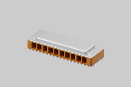 Preview: Classic harmonica instrument