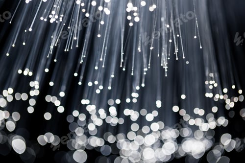 Preview: Fiber Optic Strands Bundled Together