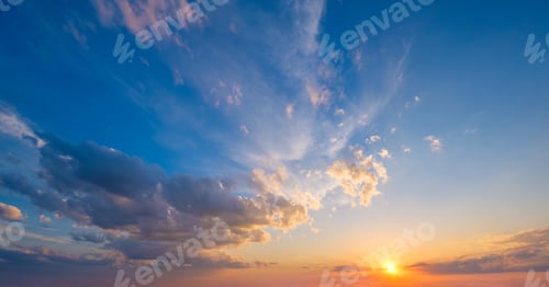 Preview: Sunset sky background