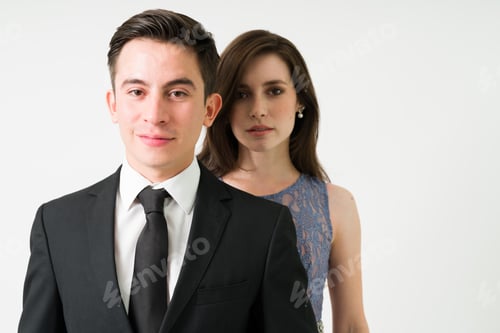 Preview: Good-looking couple at an elegant date