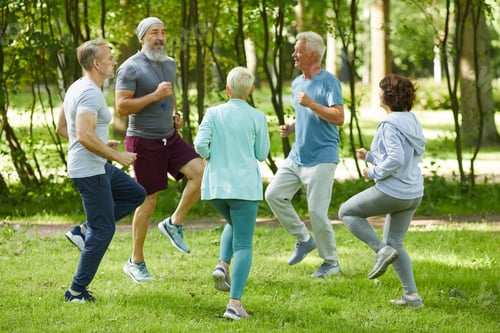 Preview: Active Seniors Warming Up