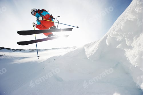 Preview: Skier in midair