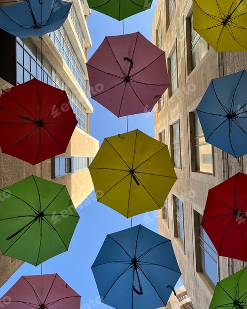 Preview: Colorful umbrellas