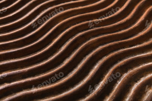 Preview: Bronze wavy pattern, decorative background.