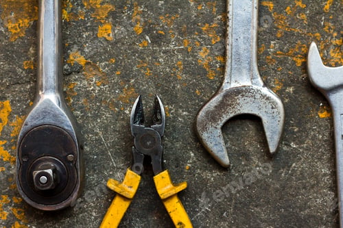 Preview: Tools isolated on background
