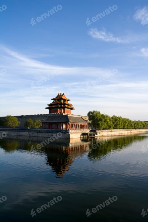 Preview: Northwest corner of the Forbidden City outer wall, Beijing, China
