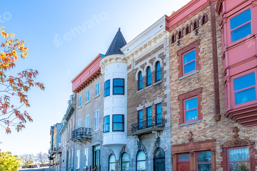 Preview: Quebec City, Canada, typical houses