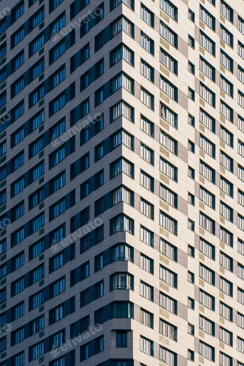 Preview: Modern Skyscraper on the Sky Background.
