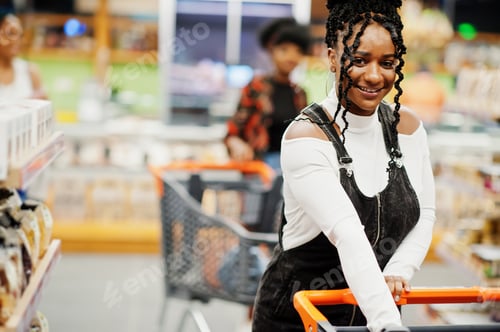 Preview: Africans at supermarket