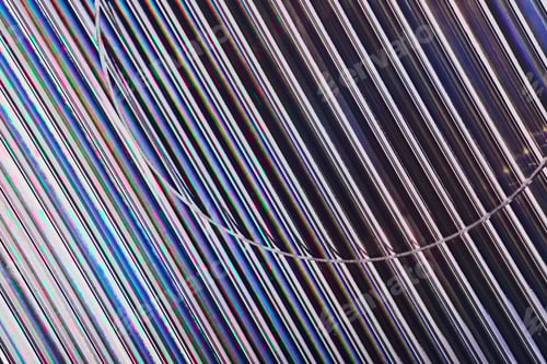 Preview: Empty petri dish close-up on Iridescent dark gradient ribbed glass background