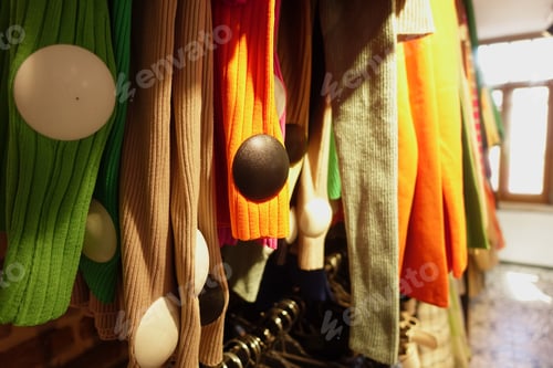 Preview: Clothing security tag on a shirt ,