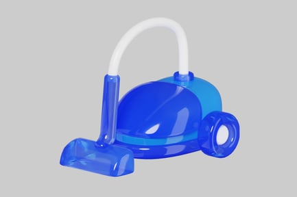 Aperçu: Jouet aspirateur bleu