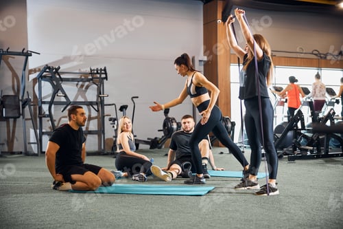 Preview: Moment of leisure at the busy modern gym