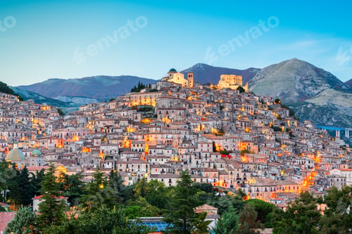 Preview: Morano Calabro, Italy hilltop town in the province of Cosenza