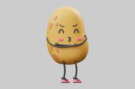 Preview: Potato hugs character