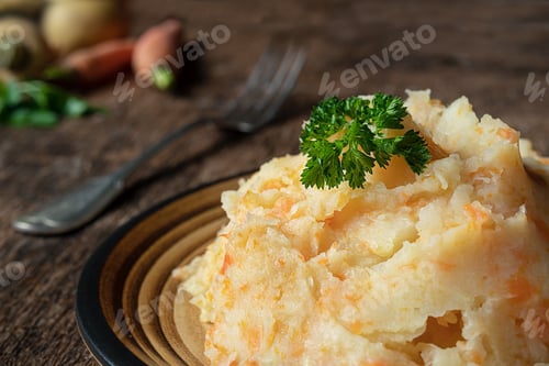 Preview: Mashed parsnips close-up
