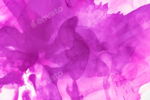 Preview: violet splashes of alcohol ink as abstract background
