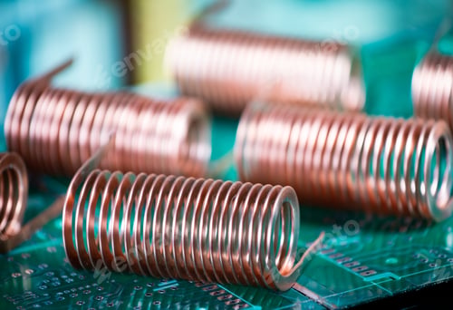 Preview: Close-up of twisted copper wire