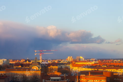 Preview: Sunset in Malmo city