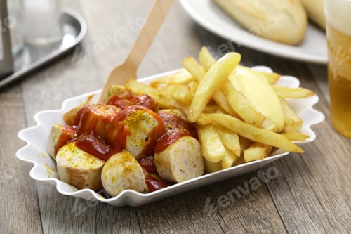 Preview: currywurst, German curry sausage