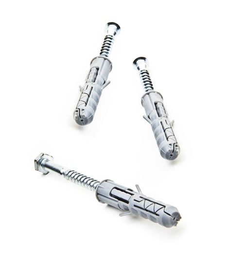 Preview: metal screw on a white background