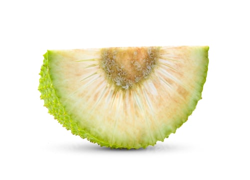 Preview: breadfruit slice isolated on white