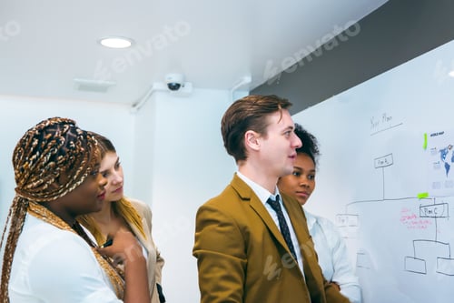 Preview: professional businessman person team group meeting to discussion in strategy work