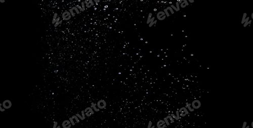 Preview: Blurry images of soda water bubbles splashing and floating