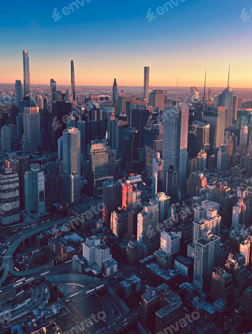 Preview: Stunning aerial view captures the unique vantage point of New York City