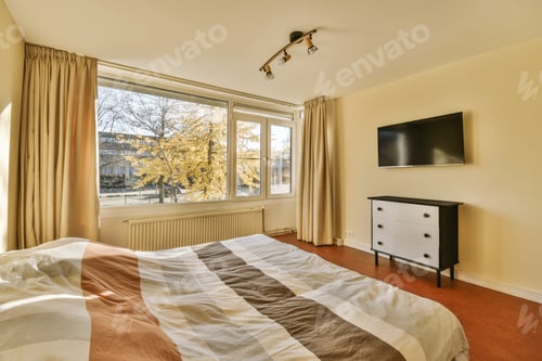 Vista previa: Increíble habitación con piso naranja