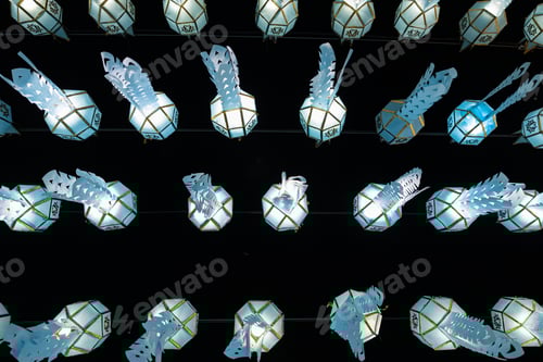 Preview: Colorful Lantern Ceiling at Night Festival