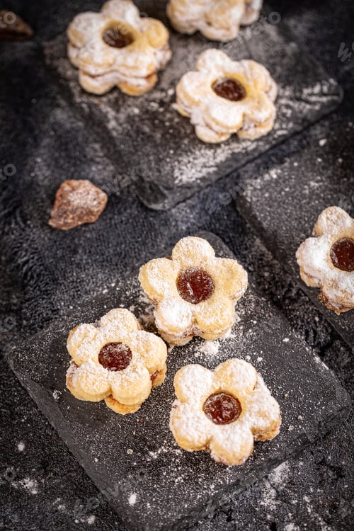 Preview: Traditional Christmas Linzer cookies